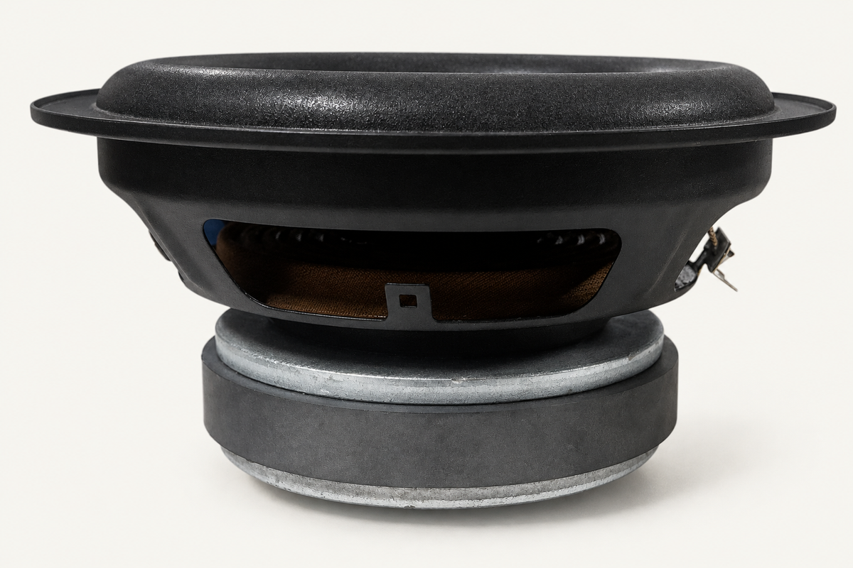 842 subwoofer side-view background cleanup
