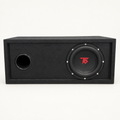 Small Truck and SUV speaker enclosure on a clean off-white background